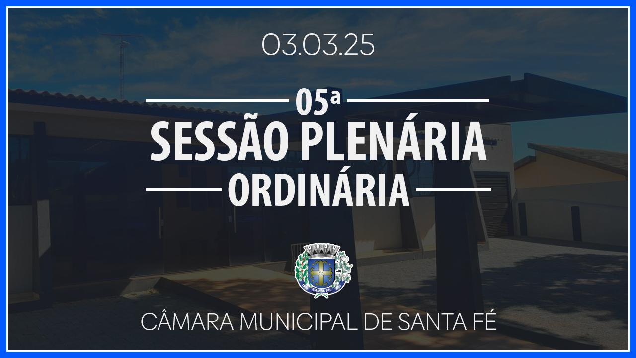 05ª Sessão Plenária Ordinária de 2025